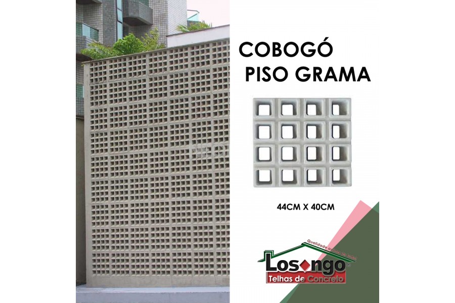 Cobogó Piso Grama