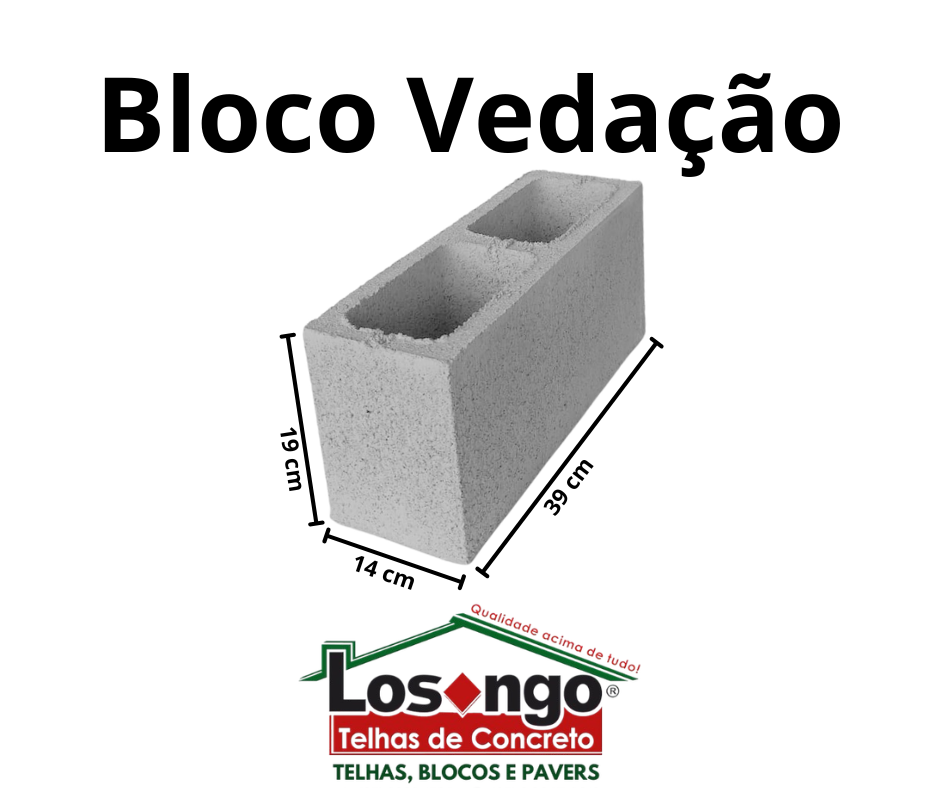 Bloco Vedação 14Cm Bloco Vedação 14Cm