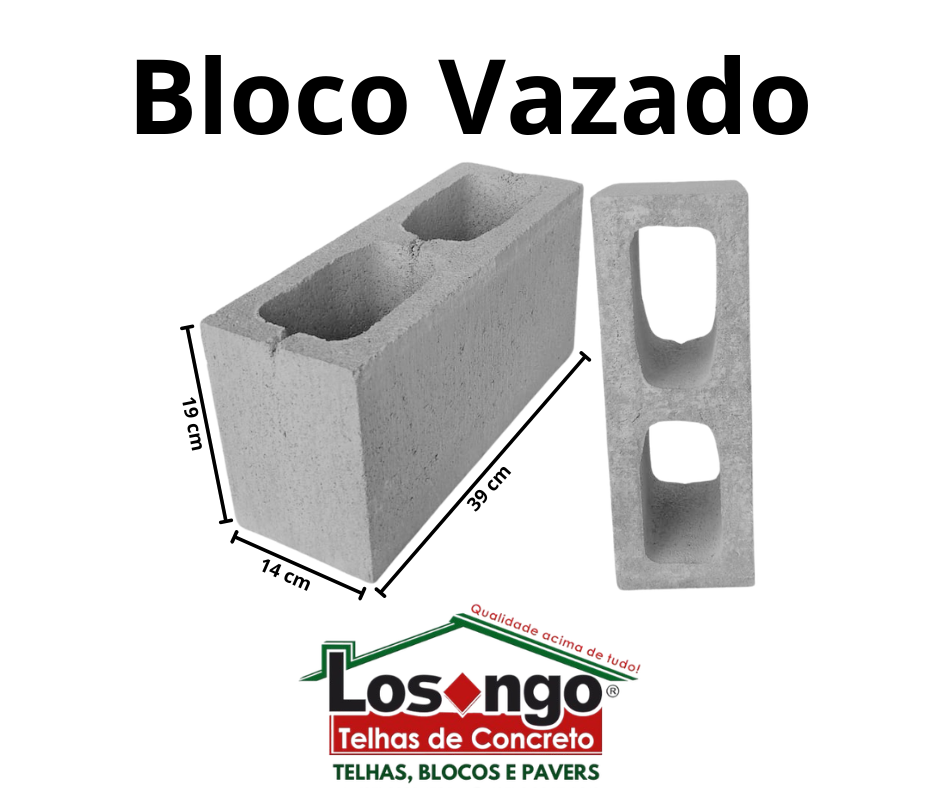 Bloco Vazado 14Cm Bloco Vazado 14Cm