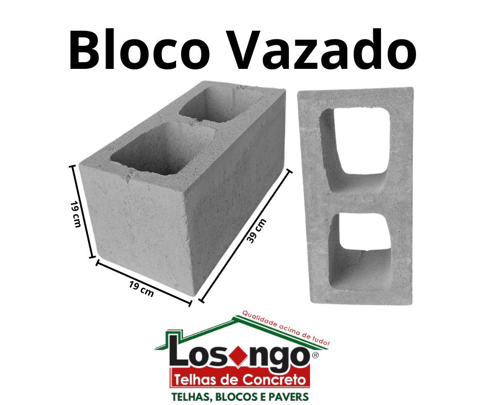Bloco Vazado 19Cm Bloco Vazado 19Cm