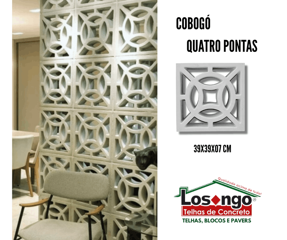 Cobogó 4 Pontas Cobogó 4 Pontas
