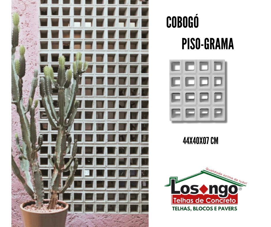 Cobogó Piso Grama Cobogó Piso Grama