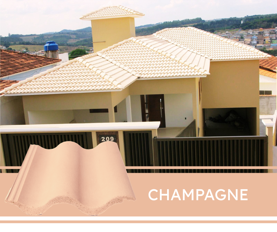 Telha Long Slim Champagne Telha Long Slim Champagne